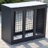 Anti-terrorist segregation bin Travel II 3 x 60L