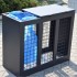 Anti-terrorist segregation bin Travel II 3 x 60L