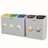 Eco Sorter Waste Segregation Station 5 x 50L