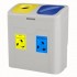 Eco Sorter Waste Segregation Container 2 x 50L