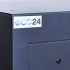 2-module waste segregation station Eco Estri 2 x 60L with flaps