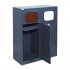 2-module waste segregation station Eco Estri 2 x 60L with flaps