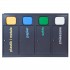 4-module waste segregation station Eco Estri 4 x 60L with flaps