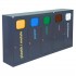 5-module waste segregation station Eco Estri 5 x 60L with flaps