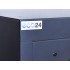 5-module waste segregation station Eco Estri 5 x 60L with flaps