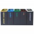 5-module waste segregation station Eco Star 5 x 60L