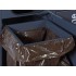 4-module waste segregation station Eco Estri 4 x 60L galvanized
