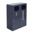 2-module waste segregation station Eco Estri 2 x 60L galvanized