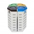 Segregation Bins Set Metalic II 4 x 80L