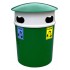 Waste segregation bin Borowik 4 x 120L