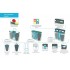 Outdoor Waste Segregation Container Modular Bin 1 x 70L
