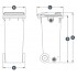 2-wheel bio-waste container 120L with grate Contenur
