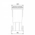 2-wheel waste container 60L ESE
