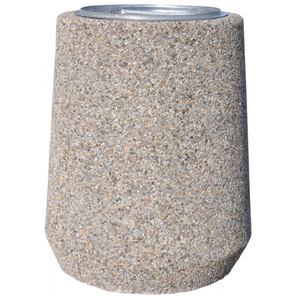Concrete waste bin Laura 70L