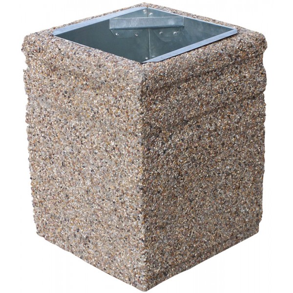 Concrete waste bin Mira 40 L