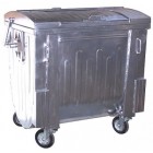 Metal waste container 1100L