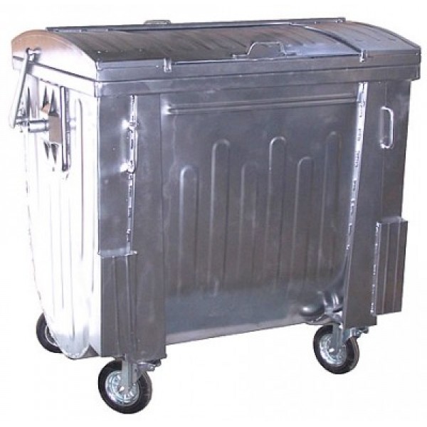 Metal waste container 1100L