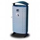Street bin with ashtray Pelikan 80L