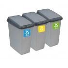 Segregation Station Set Slim-Bin 3 x 45L OKT