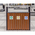 Baobab II Sorting Bin with Roof 3 x 75 L